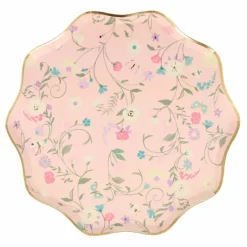 Clearance Petites assiettes en carton florales Ladurée - Set de 8 Enfant Décoration De Fête