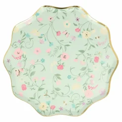 Clearance Petites assiettes en carton florales Ladurée - Set de 8 Enfant Décoration De Fête