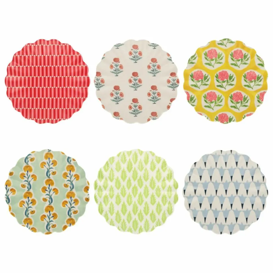 Petites assiettes réutilisables - x Molly Mahon - Set de 6 Enfant Vaisselle Enfant|Art De La Table