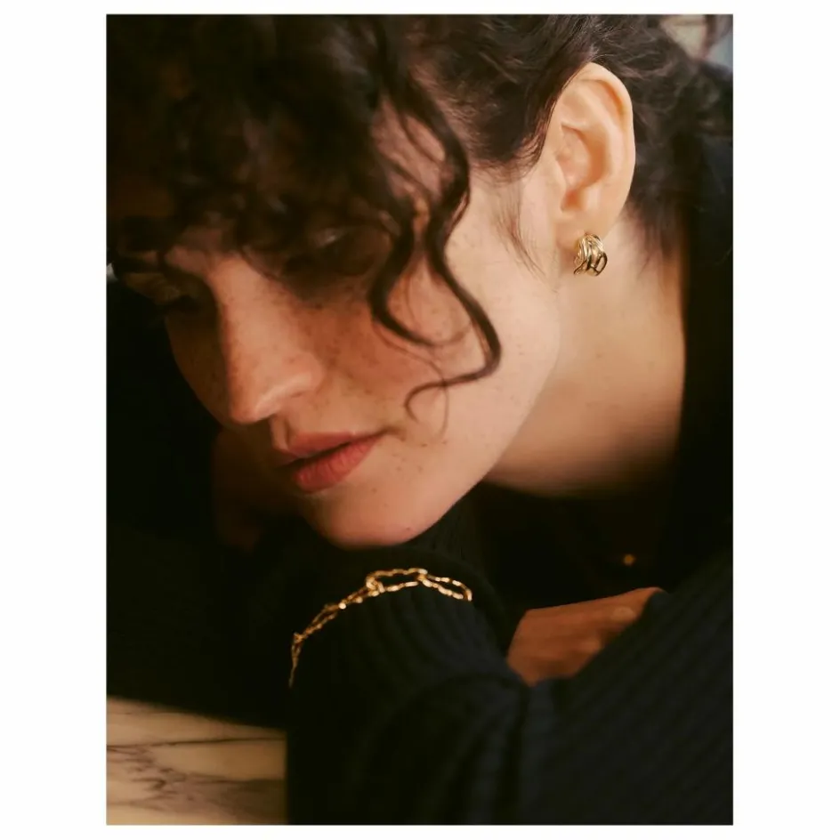 Louise Damas Petites Créoles Nami ||Femme Boucles D'Oreilles