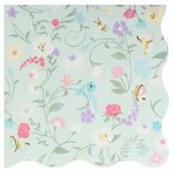 Enfant Meri Meri Décoration De Fête*Petites serviettes en papier florales Ladurée - Set de 16