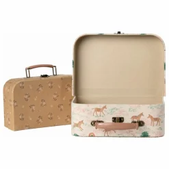 Maileg Petites valises de rangement Licorne - Set de 2| Poupées