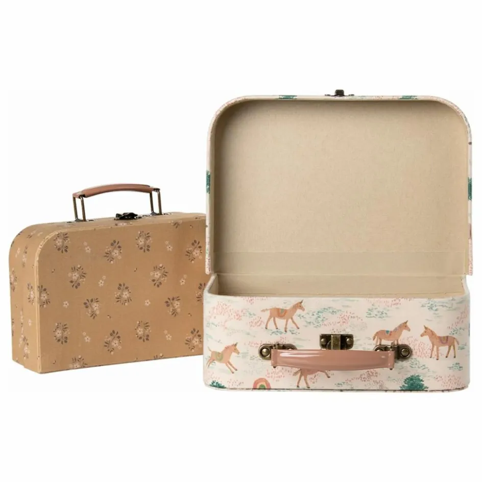Maileg Petites valises de rangement Licorne - Set de 2| Poupées
