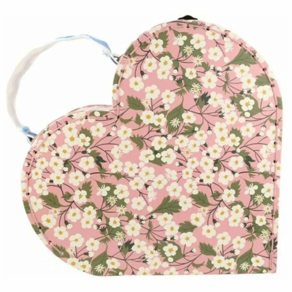 Enfant Meri Meri Rangements|Patères, Paniers Enfant*Petites valises de rangement Cœurs - x Liberty
