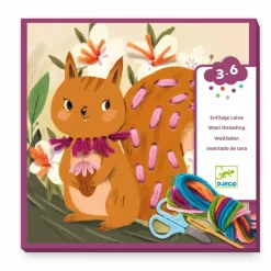 Djeco Petits pas avec du fil Multicolore