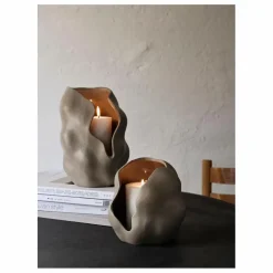 Broste Copenhagen Vases, Objets Déco*Photophore en grès Hekla |