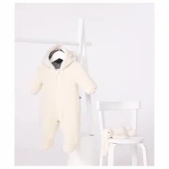 Petit Bateau Pilote Façon Sherpa Oreilles | Ecru
