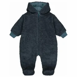 New Studio Bohème Pilote Façon Sherpa Pacha Trèfles Coton Bio | Bleu gris
