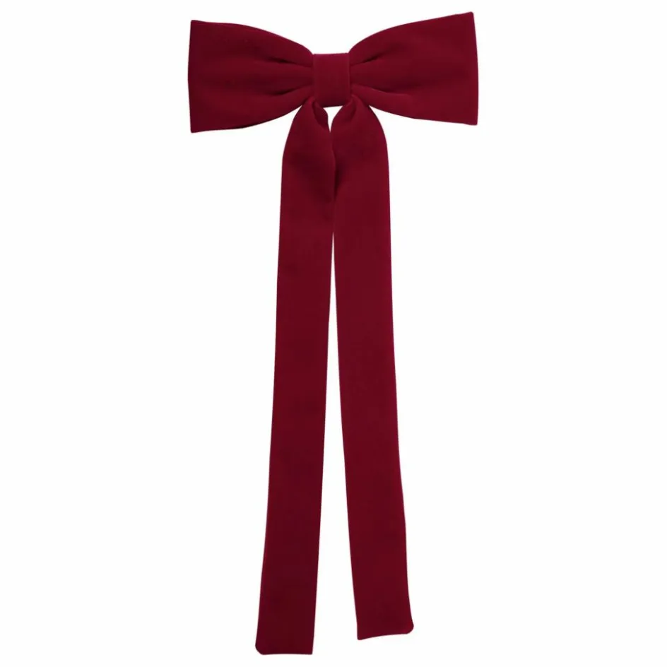 Best Becksöndergaard Pince Bow Velours | Rouge