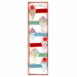 Sale Meri Meri Pinces à cheveux Ice Cream - Set de 6 Multicolore