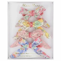 Meri Meri Pinces à cheveux nœuds fleuris - Set de 6|Enfant Accessoires De Mode