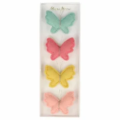 Enfant Meri Meri Accessoires De Mode*Pinces à cheveux Papillon en feutrine - Set de 4