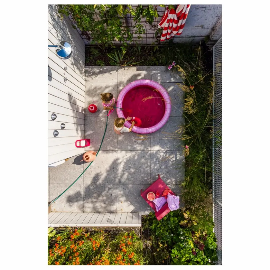 New Quut Piscine gonflable Cerise Multicolore