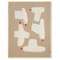 Best Ferm Living Kids Plaid Bird en coton Multicolore