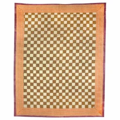 Doing Goods Plaid Checkmate et totebag en coton || Linge De Lit