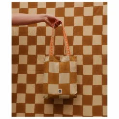 Doing Goods Plaid Checkmate et totebag en coton || Linge De Lit