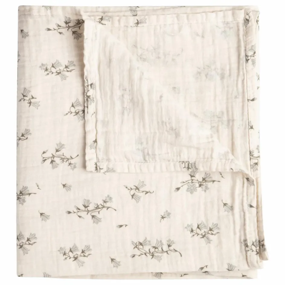 Outlet Plaid en gaze de coton Bluebell | Enfant Couvertures Et Plaids|Linge De Lit Bébé