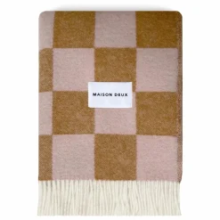 Enfant Maison Deux Linge De Lit Enfant|Linge De Lit*Plaid en laine Damier |
