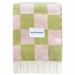 Online Plaid en laine Damier | Enfant Linge De Lit Enfant|Linge De Lit