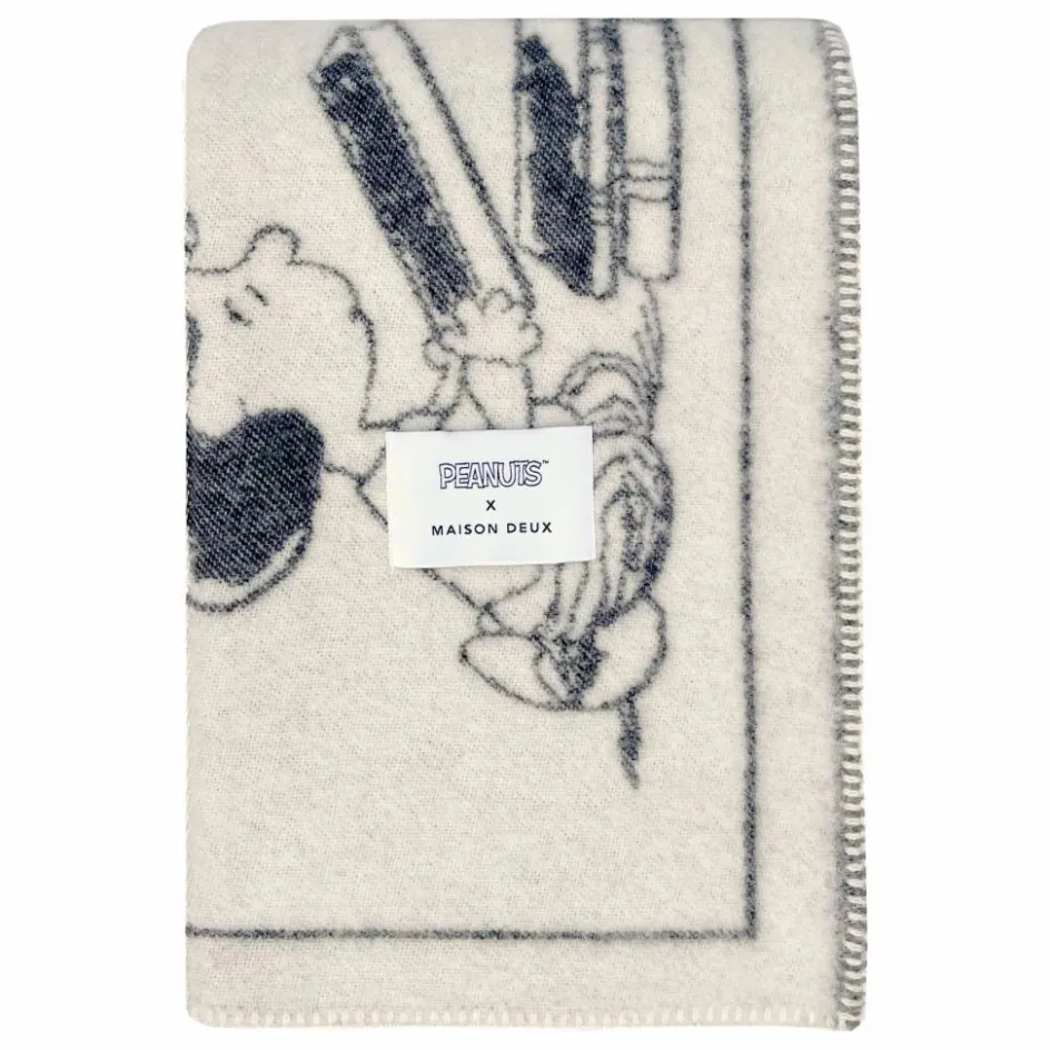 Enfant Maison Deux Linge De Lit Enfant*Plaid en laine Peanuts ZZZ |