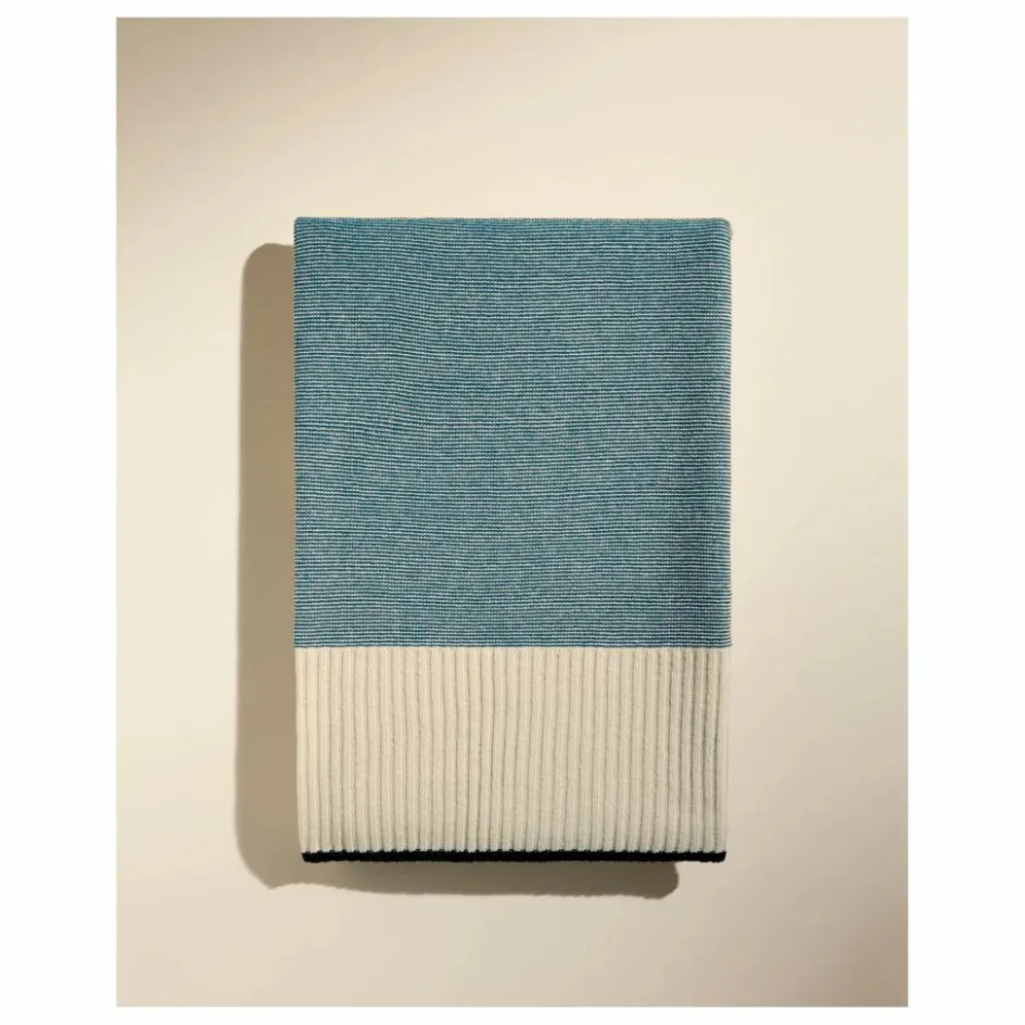 Maison Sarah Lavoine Plaid en laine Sky || Linge De Lit