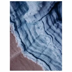 Online Le Monde Sauvage Plaid en lin Okapi | Bleu