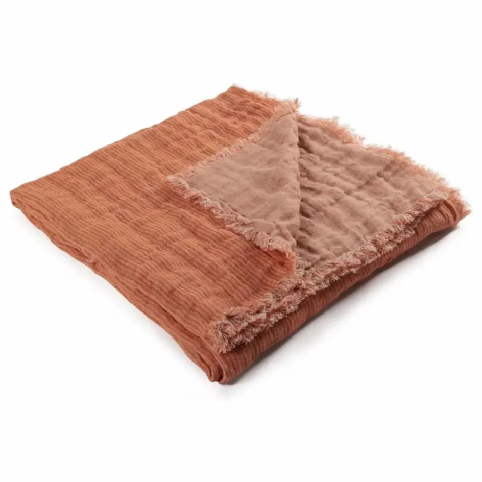 Le Monde Sauvage Plaid en lin Okapi || Linge De Lit