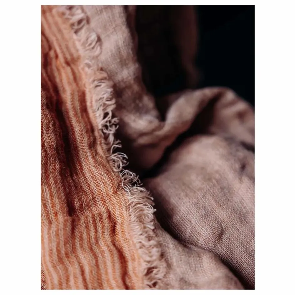 Le Monde Sauvage Plaid en lin Okapi || Linge De Lit