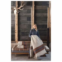 Libeco Linge De Lit*Plaid en lin Sienna |