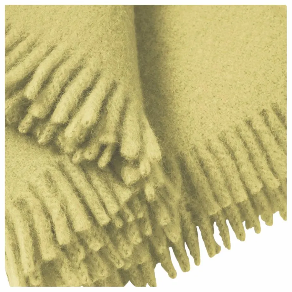 Online Suite 702 Plaid en mohair Cloud | Vert pâle