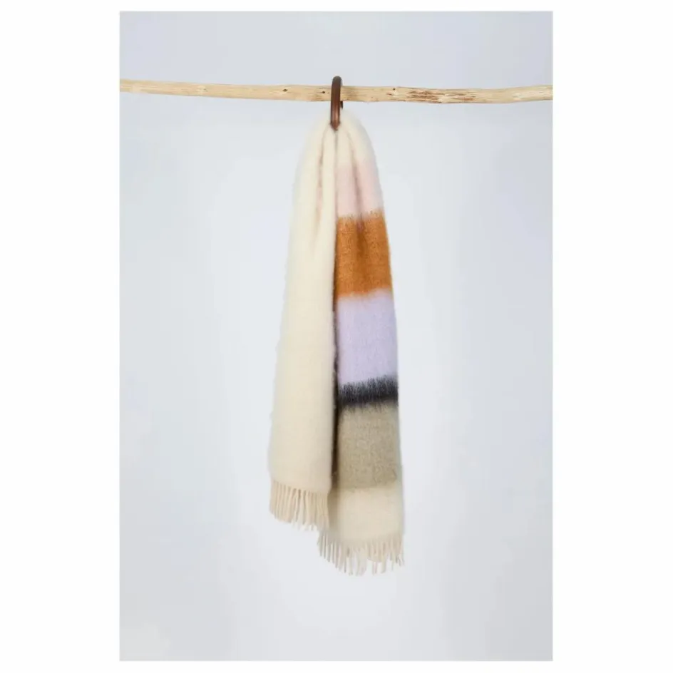 Mantas Ezcaray Linge De Lit*Plaid en mohair Serenity | Lilas