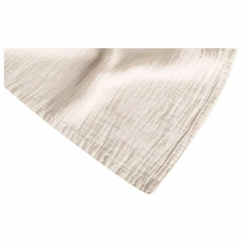 Clearance garbo&friends Plaid en mousseline de coton Crème