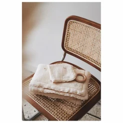 Gentil Coquelicot Plaid matelassé brodé fleurs en gaze de coton| Couvertures Et Plaids|Linge De Lit Bébé