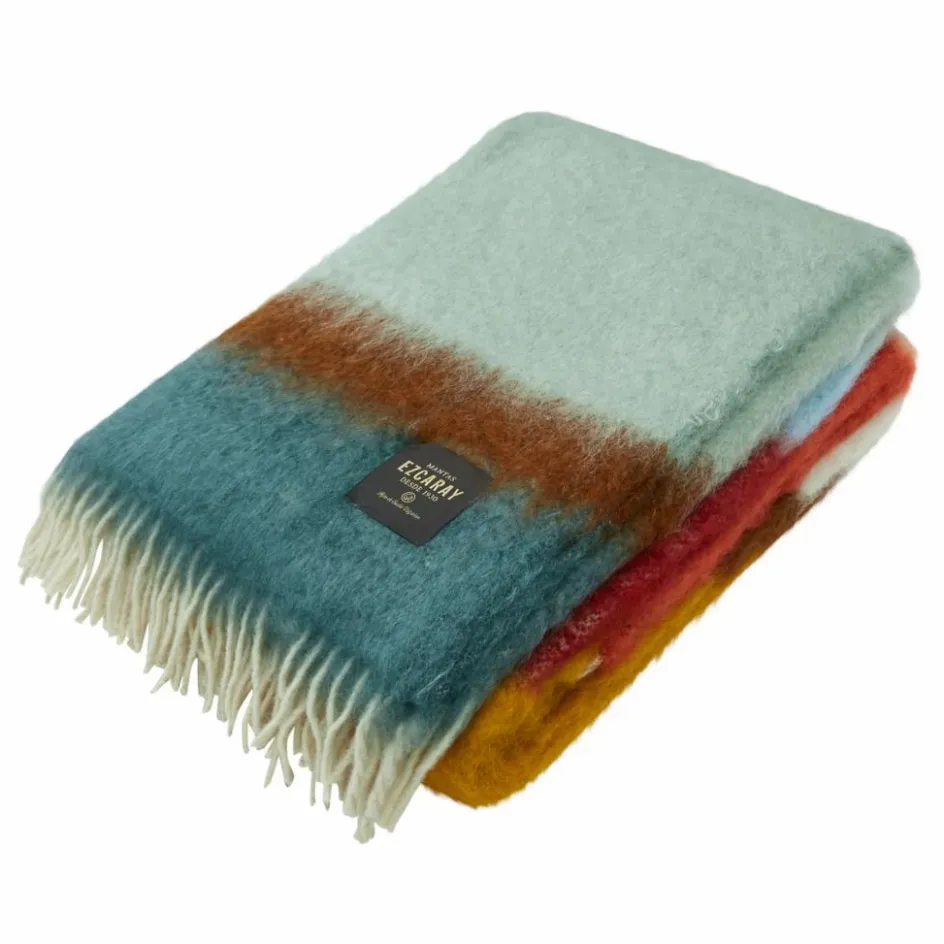 Outlet Mantas Ezcaray Plaid Matisse en mohair Multicolore