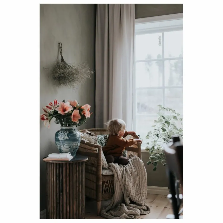 Enfant garbo&friends Couvertures Et Plaids|Linge De Lit Bébé*Plaid Mellow en lin et coton |