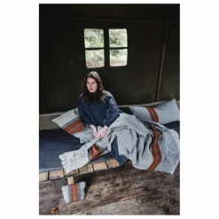 Best Libeco Plaid Montana en laine et lin | Gris