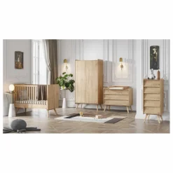 New VOX Plan à langer Vintage | Chêne