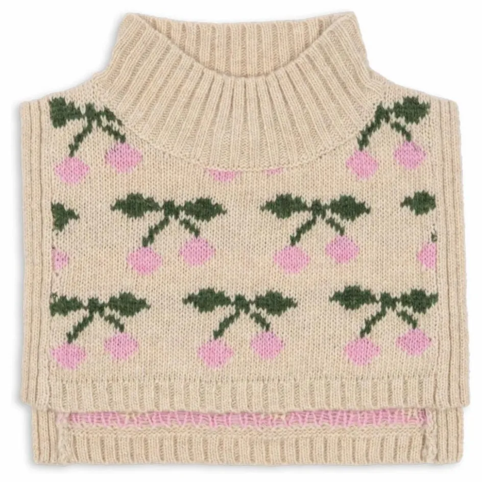Konges Sløjd Plastron Belou Cerises Laine ||Enfant Accessoires De Mode