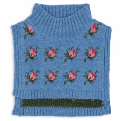 Best Konges Sløjd Plastron Belou Roses Laine | Bleu