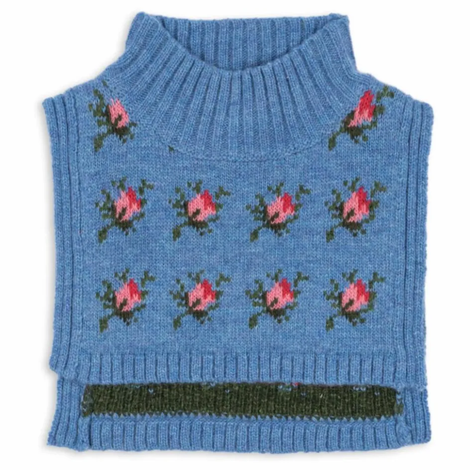 Best Konges Sløjd Plastron Belou Roses Laine | Bleu