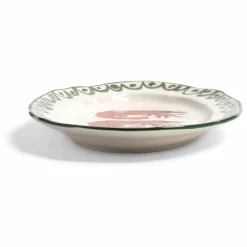 &Klevering Art De La Table*Plat en porcelaine Sirène Crevette |
