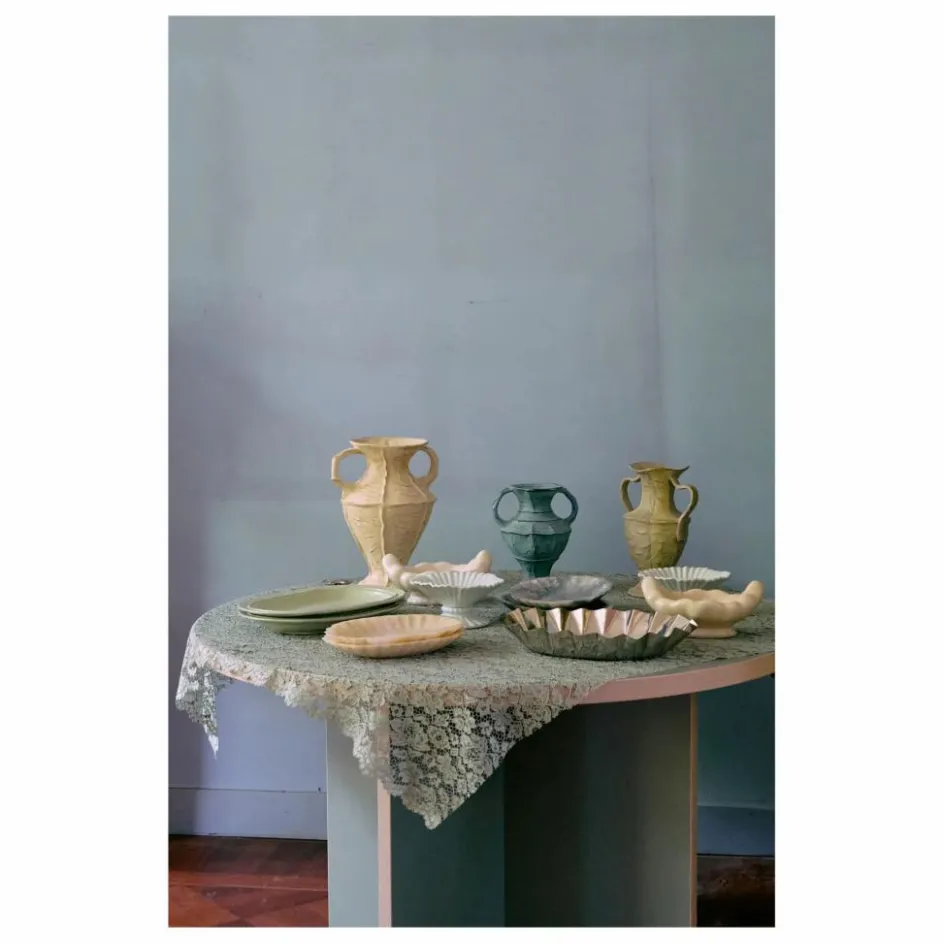 Best HKliving Plat en résine New Classics | Ivoire