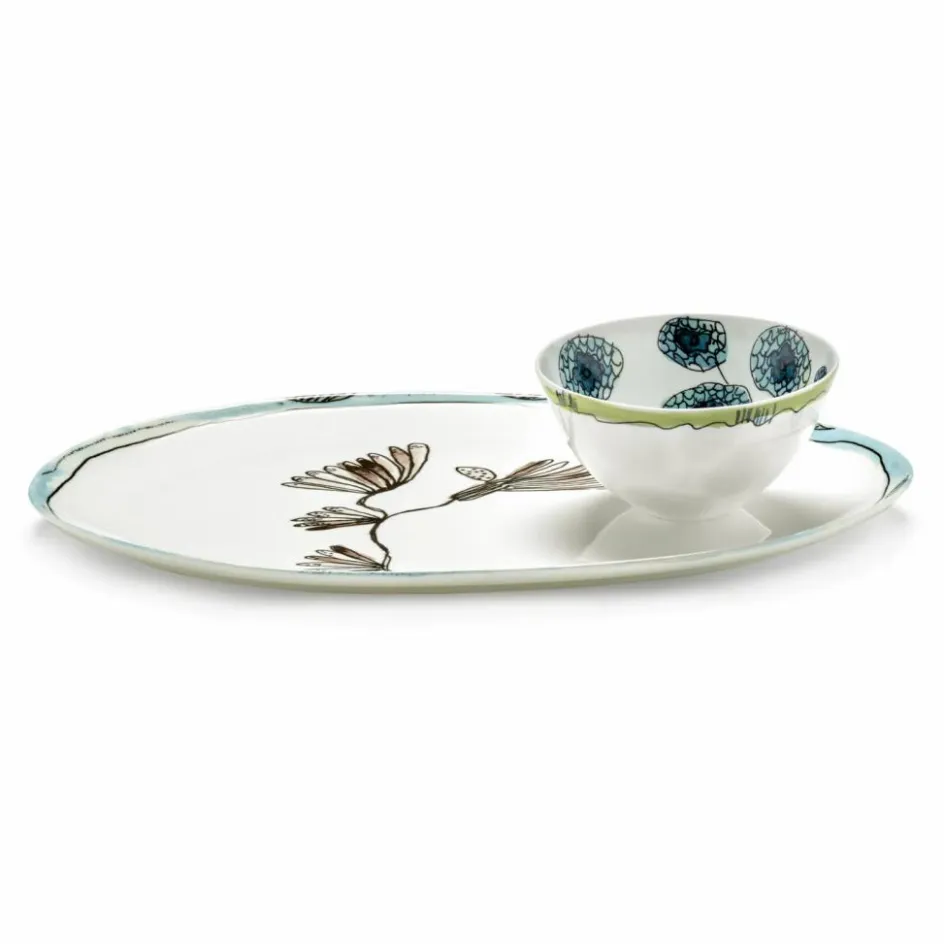 Serax Plat oval Camelia, for Marni || Art De La Table