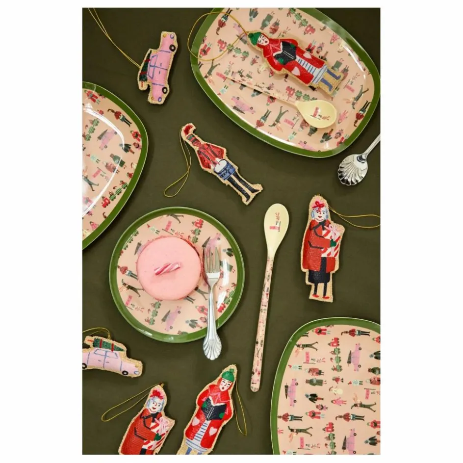 Enfant Rice Vaisselle Enfant|Art De La Table*Plat rectangle en mélamine Holiday |