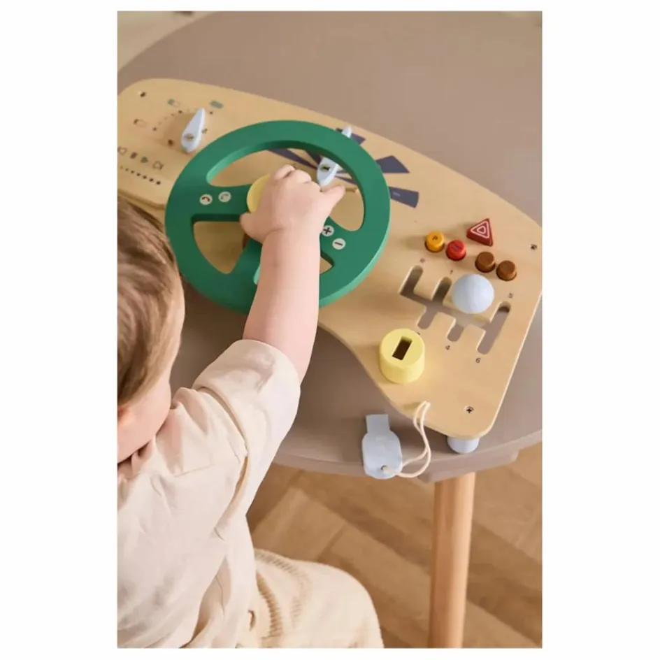 Kid's Concept Plateau d'activités voiture Aiden| Jouets D'Éveil|Jouets D'Éveil