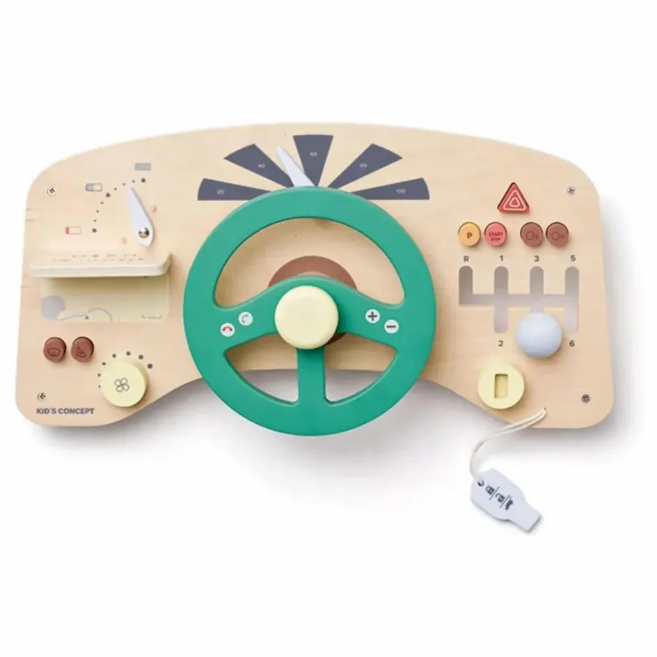 Kid's Concept Plateau d'activités voiture Aiden| Jouets D'Éveil|Jouets D'Éveil