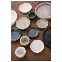 Madam Stoltz Plateau rond en marbre || Art De La Table
