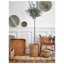 Bloomingville Plateaux Diann en rotin - Set de 2 || Art De La Table