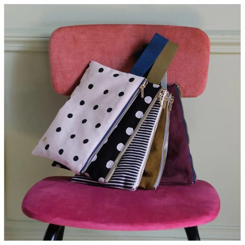 Discount La cerise sur le gâteau Pochette avec anse en coton bio Iona | Gold