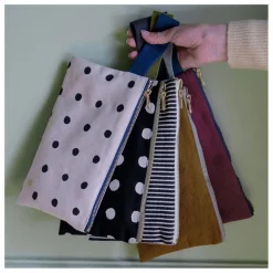 La cerise sur le gâteau Pochette avec anse en coton bio Mio ||Femme Accessoires